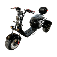 Электроскутер CITYCOCO GT X12 TRIKE Черный глянец