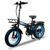 Электровелосипед Minako F10 PRO 20 Ah синий