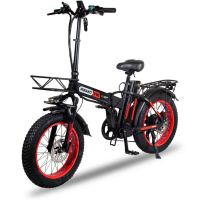 Электровелосипед Minako F10 PRO 20 Ah красный 