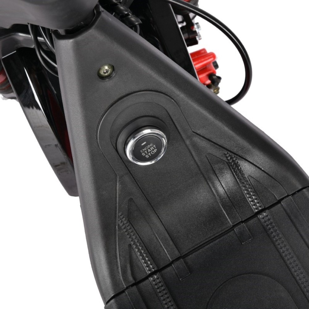 Электроскутер CityCoco WHITE SIBERIA MINI R 2.0 1200W (2022) BLACK 20