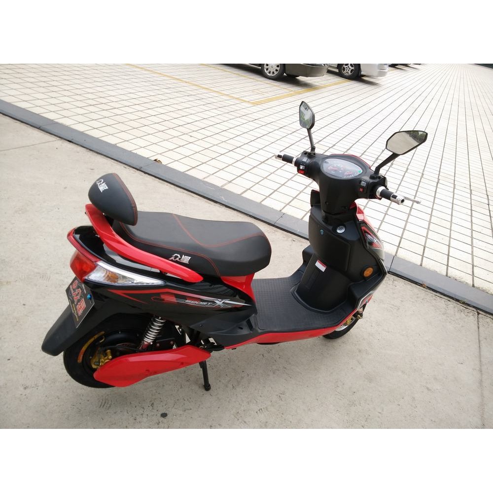 Электроскутер GreenCamel Трофи, 60V 1500W R10 Красный 8