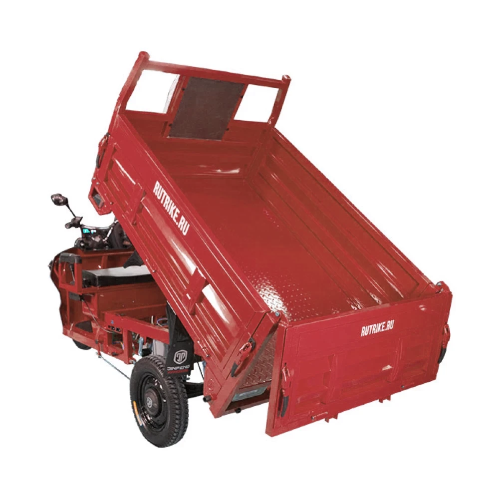 Грузовой электротрицикл Rutrike D5 1700 гидравлика (60V1200W) красный 5